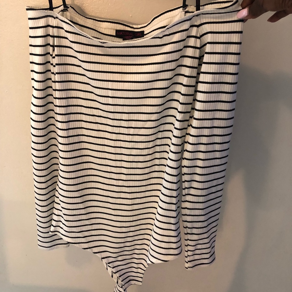 Off should bodysuit shirt